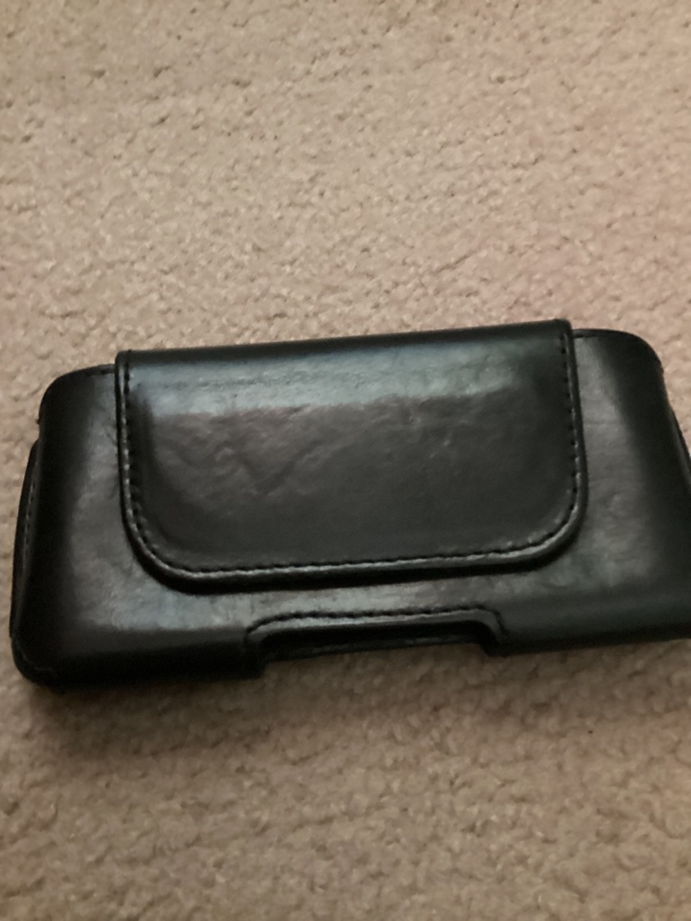 ~ Men's Leather Cell Phone Carry Case ~
